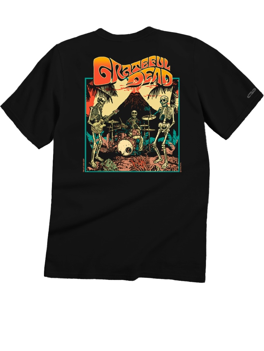Grateful Dead Black Graphic Band T-Shirt/ Men’s / M / Ptp-20”
